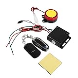 KEENSO Alarmas para Motos,Alarma Moto con Mando, Sistema de Alarma Antirrobo Alarma,125db para Motocicletas de 12V