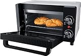 Minihorno Steba con aprox. 9 l de interior, profundidad de pizza hasta Ø 22 cm, calor superior e inferior, temporizador de 60 min., KB A9