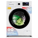 UNIVERSALBLUE Lavadora 8kg Carga Frontal Blanca | Panel Digital Clase Energética E | 12 Programas Lavado |1200 rpm | Inicio Diferido | INCLUYE SUBIDA A PLANTA GRATIS