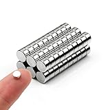 Paquete de 60 Mini imanes Redondos pequeños, para refrigerador, Nevera de Cilindro, Oficina, Pizarra Blanca, en Miniatura duraderos