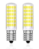 QNINE Bombilla LED E14, superbrillante de 6000K, forma de varilla, 5 W (equivalente a 40 W), luz blanca fría, 470 lm, no regulable, bombilla de maíz, gran ángulo de 360°, 2 unidades