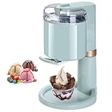 Maquina de Helados, 1000ml, Portabilidad, DIY, Funcionamiento Sencillo, Totalmente AutomáTico, Maquina helados doméStica estilo Italiano.