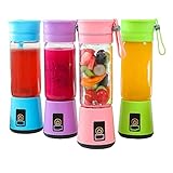 Mini Batidora Licuadora Portátil 400ml Recargable USB Batería 4000mAh Hogar Cocina Oficina Viajes color morado BN3273