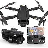 Toladrone Drones con Camara 1080P, FPV Dron con Motor sin Escobillas 2 Cámaras Motorizada Ajustable 90 Plegable Mini Drone RC Quadcopter para Principiantes TD12Pro