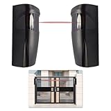Fotocélulas Infrarrojos Universales, Fotocelula Sensor Puerta Garaje, para Automatización de Puertas y Cancelas de Garaje, Ajustables 180°, Protección IP55, con Filtro Solar, Compatible AC/DC 12-24V
