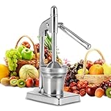 Exprimidor manual de frutas, exprimidor de mano de cítricos de acero inoxidable, exprimidor manual de prensa manual, exprimidor de granada, naranja, limón, lima, granada, para restaurante, hogar,