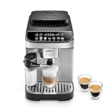 De'Longhi Magnifica Evo ECAM292.81.SB - Cafetera automática con sistema de leche, 7 botones de selección directa para capuchino, espresso y otras especialidades de café, panel de control, función de 2