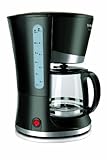 Taurus M235208 Verona - Cafetera de goteo, capacidad 12 tazas, jarra de cristal