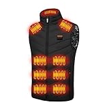 - Chaleco calefactor inteligente para hombre con 3 niveles de calefacción, chaleco eléctrico ajustable, chaleco calefactor rápido para mujeres, hombres, invierno, #H, 2XL#H