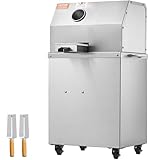 VEVOR Extractor Eléctrico de Zumo de Caña Exprimidor de Caña de Azúcar 800W 300kg/h Alto Rendimiento con 3 Rodillos Exprimidor de Cítricos de Entrada Grande para Extracción de Zumo Doméstico Comercial