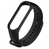 CABLEPELADO Correa compatible con Xiaomi Mi Band 3 (Negro)