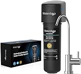 Waterdrop 10UB Sistema de Filtro de Agua Inferior con Grifo Dedicado, Certificado NSF/ANSI 42, Capacidad de Reducción de Cloro Alto de 30.000 Litros, USA Tech