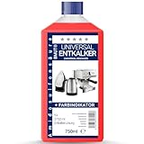 1 descalcificador concentrado universal de 750 ml, como para cafeteras automáticas, hervidores de agua, etc. Para 6 descalcificaciones/aplicaciones de 125 ml cada una