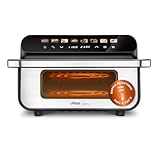 Ufesa Jacana, Freidora Aire 10 L, Doble Resistencia, Horno Electrico de sobremesa, Diámetro 28 cm, Temperatura Max 230º C, Accesorio Grill, Tecnología Air Pulse Ultra 360ºC