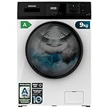 Cecotec Lavadora 9Kg Carga Frontal Bolero Dresscode 9410 Inverter A. 1900W, 1400 rpm Regulables, 16 Programas, Motor Inverter Plus, Bajo Consumo, Vapor, Esterilización de la Ropa