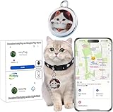 PPSMRT GPS para Perros y Gatos Localizador para Collar Gato GPS Impermeable GPS Animal Localizador con Bluetooth Smart, Tracker de Actividad en Tiempo Real (GPS Gato)