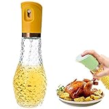 Tanque De Combustible De Pulverizador, Botella De Gas Para Freidora De Aire De 260 Ml, Botella De Gas, Pulverizador De Freidora De Aire Transparente, Pulverizador Continuo De Botella