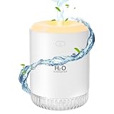 Humidificador Bebes Humidificador Pequeño con Luz Nocturna y Apagado Automático de 2 Modos Silencioso Ultrasónico USB dormitorio (White)