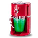 Chef-o-Matic Picadora de Hielo Eléctrica Frozen Drinks, Cuchilla Acero Inoxidable, Capacidad 1.1L Granizados, cócteles, Bebidas frías, Combinados, Yogur Helado,30w,Picado Fino y Grueso.