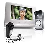 Somfy 2401547 - Videoportero V300, Videoportero 2 hilos, Pantalla de 7 ' captura y alamacenamiento de imagen, Escalable para 2 viviendas o adosados