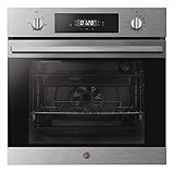 Hoover H-OVEN 300 - HOC3H3158IN WIFI - Horno eléctrico, 70 litros, Wi-Fi, Limpieza por agua, Cierre gradual, Temporizador, 8 funciones, Ventilador de enfriamiento, A+, Inox