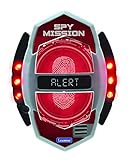 Lexibook, Spy Mission, Detector de Movimiento espía con Alarma, Efectos de luz, detección hasta 30 centímetros, Negro/Rojo, RPSPY05