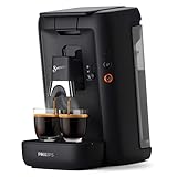 Philips Domestic Appliances Senseo Maestro Cafetera de cápsulas de café con función de memorización, depósito de agua de 1,2 litros, producto verde, color: negro (CSA260/60)