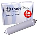 3 filtros de agua de repuesto para General Electric QXITQR GXITQ GXRTQ GXITQ GXITQ GXITD Airlux RUS37H-NOIR Capel CAFF19BK CAFF19SI Grundig GSBS13310X
