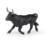 Papo- Figura Toro de Camarga a Partir de 3 años - Mundo Animal - para niñas y niños - Coleccionable