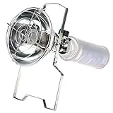 Snnozy Calefactor de gas de encendido piezoeléctrico portátil de 1000 W para exteriores, calentador para depósito de gas largo