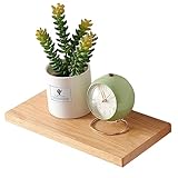 OAKERLAND Estantes Madera Pared, 30cm Balda Flotante de Roble Macizo, Pequeña Estantería de Pared para Baño, Dormitorio, Salón, Cocina, Oficina, Lavadero etc