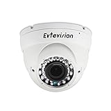 Evtevision Domo Cámara de Seguridad 5MP HD 4 en 1 TVI/CVI/AHD/CVBS Cámara 2.8-12 mm Lente varifocal Impermeable 100 pies 42Leds Interior/Exterior Cámara de Seguridad de vigilancia