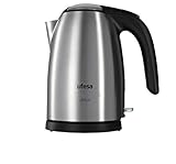 Ufesa HA7900 Delux - Hervidor de agua, 2200W, 1.7 Litros, Filtro antical extraíble, Indicador nivel de agua
