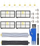 Jissta Accesorios de Recambios para iRobot Roomba Serie 800 900,Repuestos Cepillos Compatible con 850,851 860 865 866 891 896 900 960,1 Cepillos de Rodillos,4 Filtros,7 Cepillos Laterales