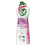 CIF Crema Limpiadora Rosa | Potente Limpiador de Superficies Multiusos Baño y Cocina | Con Fórmula Partículas de Limpieza 100% Naturales | Elimina el 100% de la Suciedad más Dificil. 650 ml.