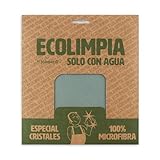 10XDIEZ Paño bayeta ecolimpia Especial Cristales - Trapos absorbentes y duraderos (Caqui - 1 Unidad)