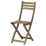 Ikea Askholmen - Silla para exteriores, color gris y marrón, plegable, color marrón claro, 502.400.31