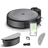 iRobot Roomba Combo i5 Robot Aspirador y friegasuelos 2en1 con depósito Mixto - Cepillos Goma y sensores de Suciedad - Ideal Mascotas -Limpia por habitación -Recarga y reanuda -Control por Voz y App