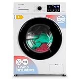 UNIVERSALBLUE Lavadora 6kg Carga Frontal Blanca con Display | 15 Programas Lavado | 1000 rpm | Sistema de Seguridad | Maquina Lavado Clase Energética E | ENVÍO + SUBIDA A PLANTA GRATIS