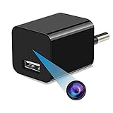 HopeGem Adaptador USB Cámara Espía Pequeña - Cargador Pared HD 1080P Mini Spy Camera Vídeo Seguras Es Adecuado para El Monitoreo Seguridad Hogar/Oficina/Tienda, Etc(Adaptador)