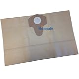 Microsafe - Bolsas para aspiradora Aldi Workzone (10 unidades, 25 L, bolsas de filtro de Microsafe®