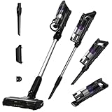 Hoover HF1 Plus Aspiradora sin Cable con Modo Turbo, Boquilla Multifuncional y Cepillo Antienredos, 45 min de Autonomía, Park&Go, Luces LED HF1PZ10H