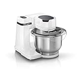 Bosch MUM Serie | 2 - Robot de cocina, potencia de 7000 W, 4 velocidades, color blanco