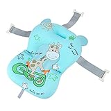 Recién Nacido Bañera Asiento Ducha Colchoneta del Asiento Cama Portable De La Ducha del Bebé del Amortiguador De Aire De La Cama Antideslizante De La Tina De Baño Flotante Neto Mat Pad Seguridad