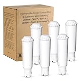 Mutital Kaffeemaschinen Wasserfilter, kompatibel zu F088/F088/EA829S, 192830 Pro Wasserfilterpatronen, für TCA6041/TCA6709/B20-TCA6001/CM200110 Kaffeemaschinenpatronen,6er-Pack