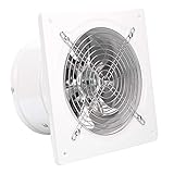 Annadue 220V 50W Ventilador de extracción, 2800r/m de Gran diámetro, Extractor de ventilación para el baño/Dormitorio/Cocina/Oficina, Ventilador Extractor, Campana extractora, 7 pulg (Blanco)