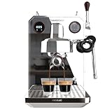 Cecotec Cafetera Express Barista Baristeo Intima, Cafetera Espresso Barista Profesional, Sistema de Pre-Infusión, Bomba de 15 Bares, Fácil Llenado, Depósito de 1,7L y Bandeja Calienta Tazas
