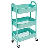 Estantería Metálica Modular de Almacenaje: Organización Versátil para Espacios Amplios y Compactos - Acero Galvanizado + 4 Baldas MDF, 140 x 70 x 30cm - 100Kg por Balda (Turquesa sin Asa)