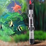 Ailgely Calentador de Acuario Calentador de Agua para Acuario Mini Calentador Sumergible para Acuario, Varilla calefactora para Ajustar la Temperatura del Acuario de Vidrio 25 W