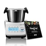 Ufesa TotalChef RK3 Robot de Cocina Multifunción, 30 Funciones, Capacidad 3.5L, Pantalla Display LCD con Botones Táctiles, Báscula Integrada, Incluye Recetario